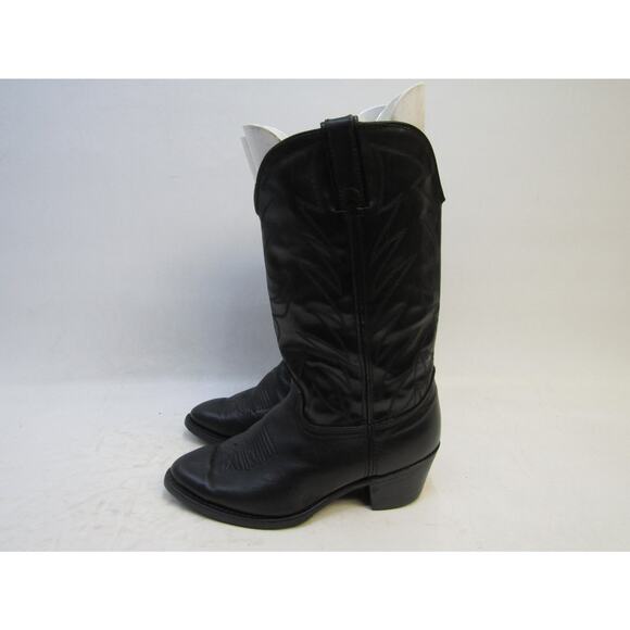Durango Mens Size 8 EE Black Leather Cowboy Western Boots main image 11